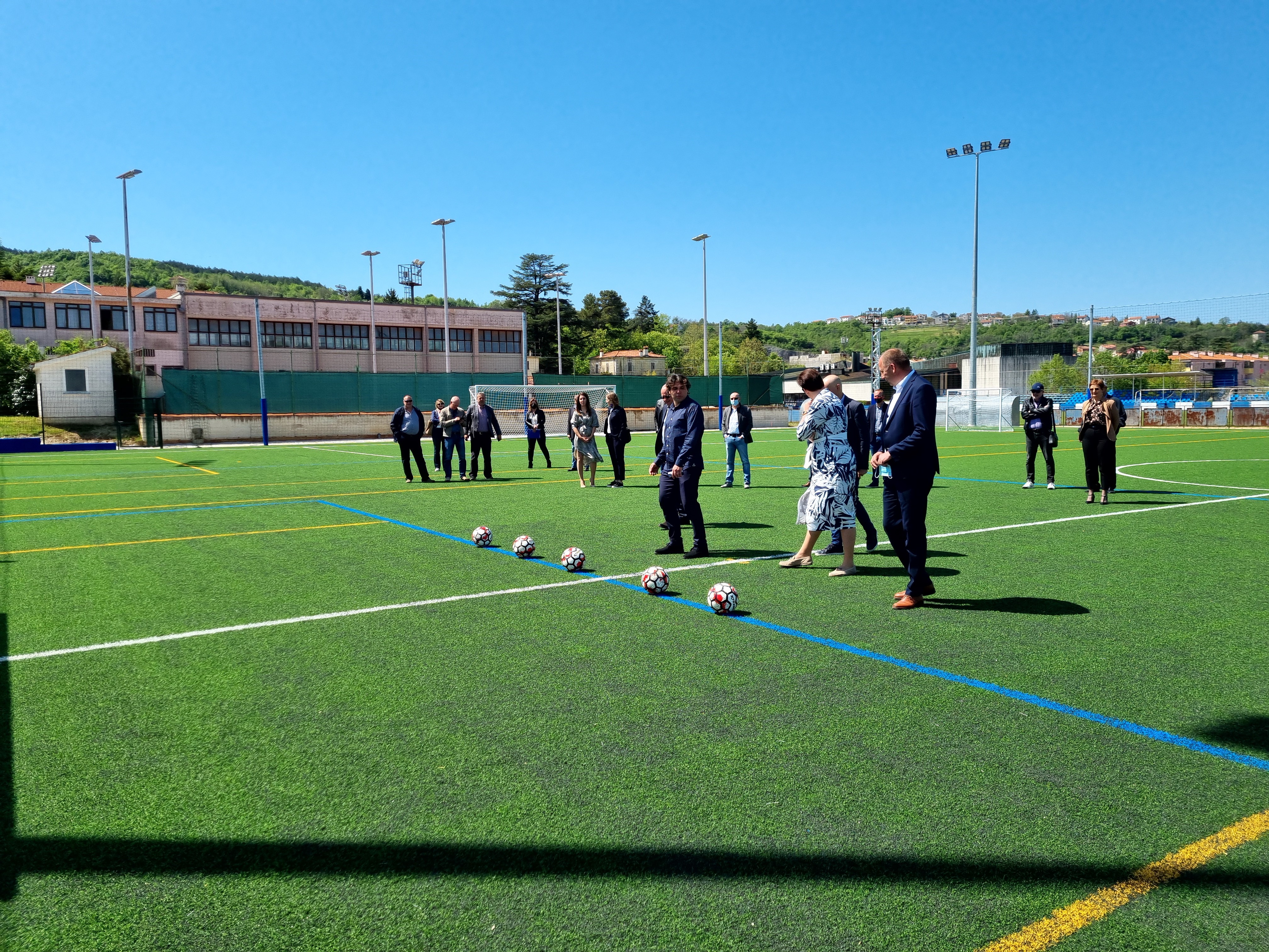SVEČANO OTVORENO POMOĆNO NOGOMETNO IGRALIŠTE Pazin nastavlja graditi sportsku priču 'Pazin - Grad u pokretu'